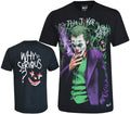 Joker T-shirt THE JOKER Design WHY SO SERIOUS? HAHAHA Glow in the Dark by Wild