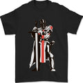 St Georges Day Knights Templar Sword Mens T-Shirt 100% Cotton