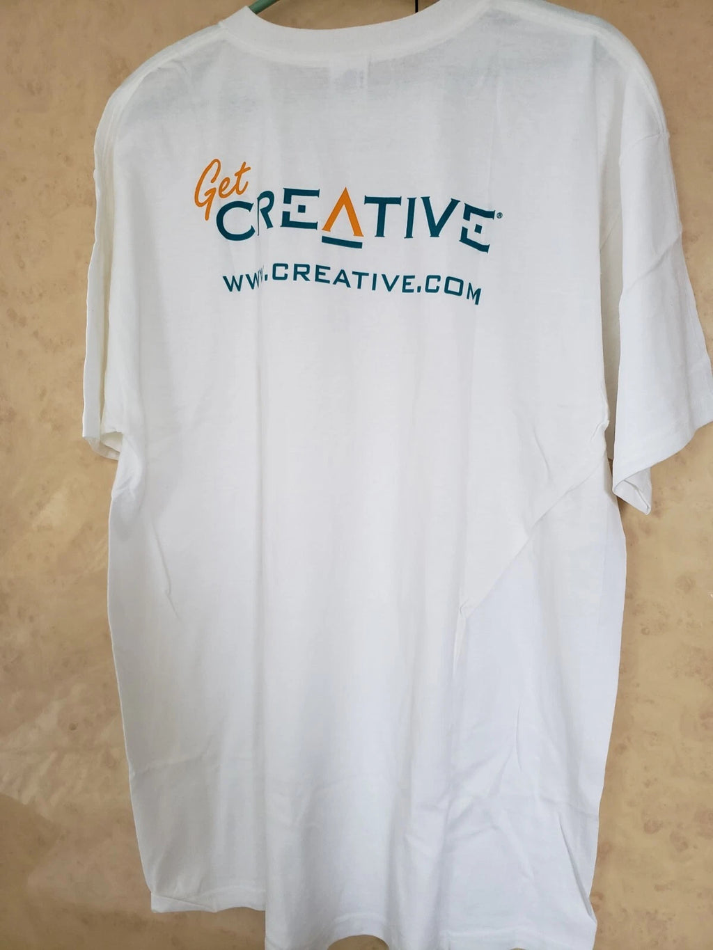 Vintage "Get CREATIVE"  Promo T-shirt White Adult XL