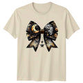 Ornate Bow Gothic Fantasy Halloween Mens Womens Graphic Tee Dark Style