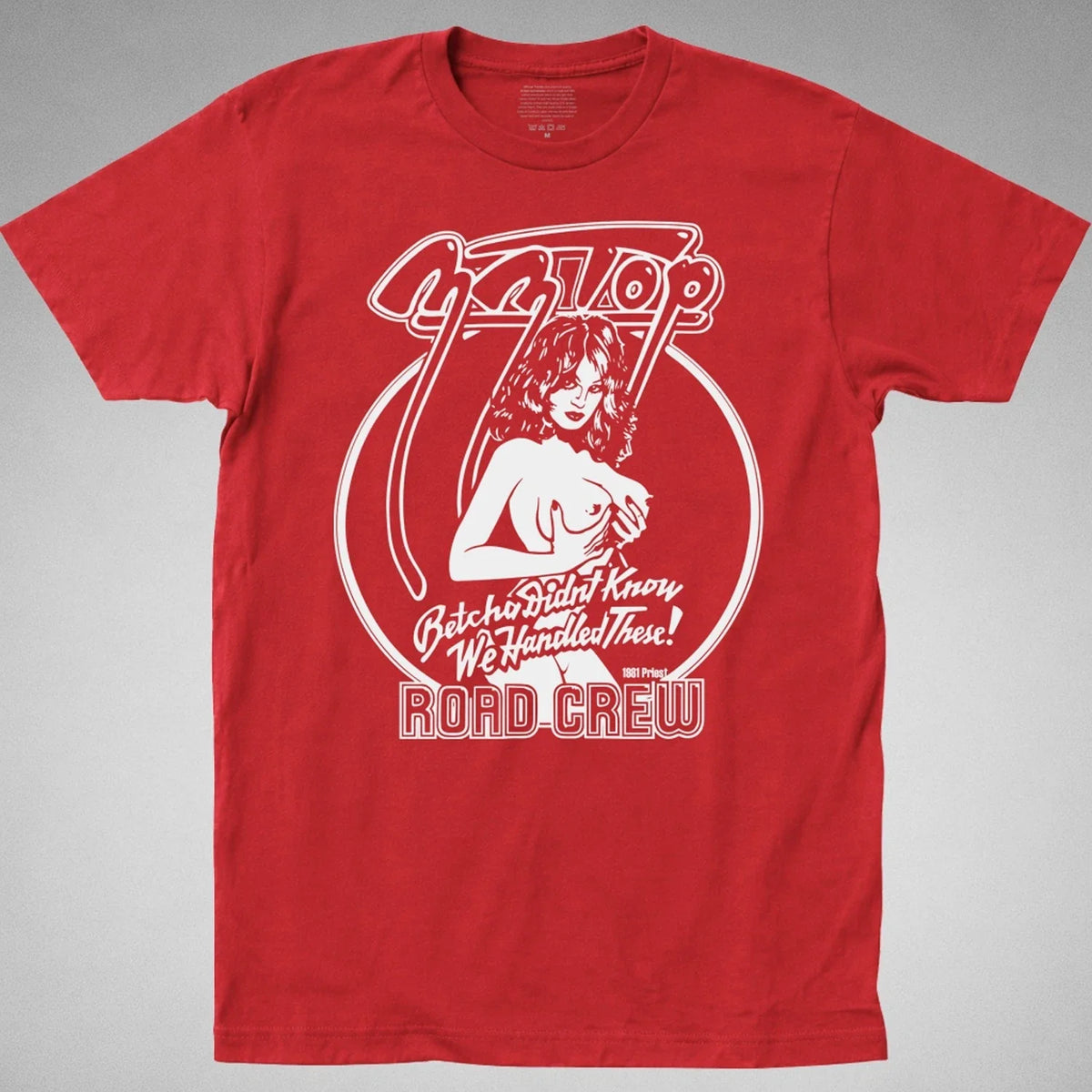 ZZ Top ROAD CREW T-SHIRT Band Tee tour Classic rock handled these 81 70s 80s