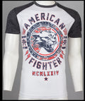 AMERICAN FIGHTER White JONES Athletic Graphic T-shirt NWT