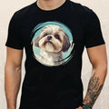 Mens Shih Tzu Dog Print Cotton T-Shirt Size XS to 5XL