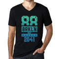 Men's Graphic T-Shirt V Neck Brkln Since 2041 Eco-Friendly Limited Edition