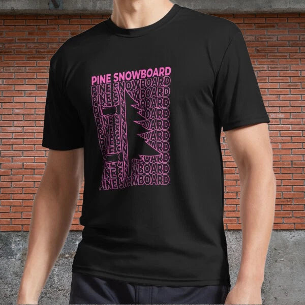 Pine Snowboard Pastel Aesthetic Active Logo Men's T-Shirt Funny Size S to 5XL
