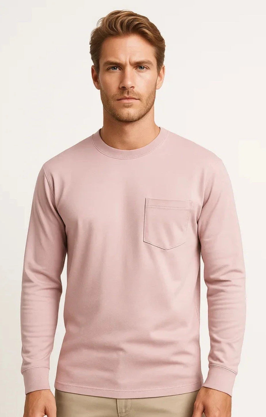 NWT Goodfellow & Co Pink Longsleeve Men's Size XL with Pocket Retail $20