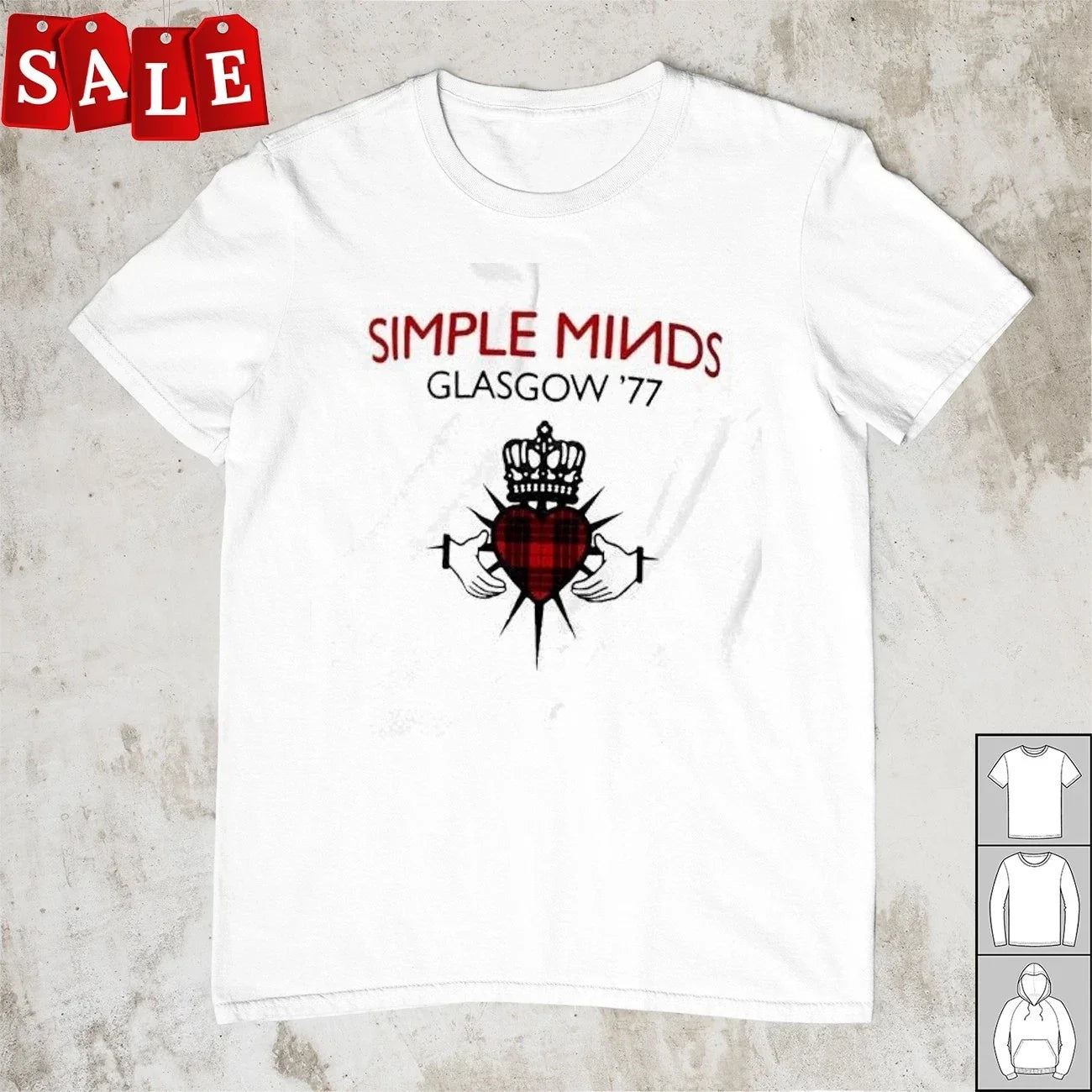 New Popular Simple Minds white short sleeve  Unisex S-5XL T-Shirt JM593