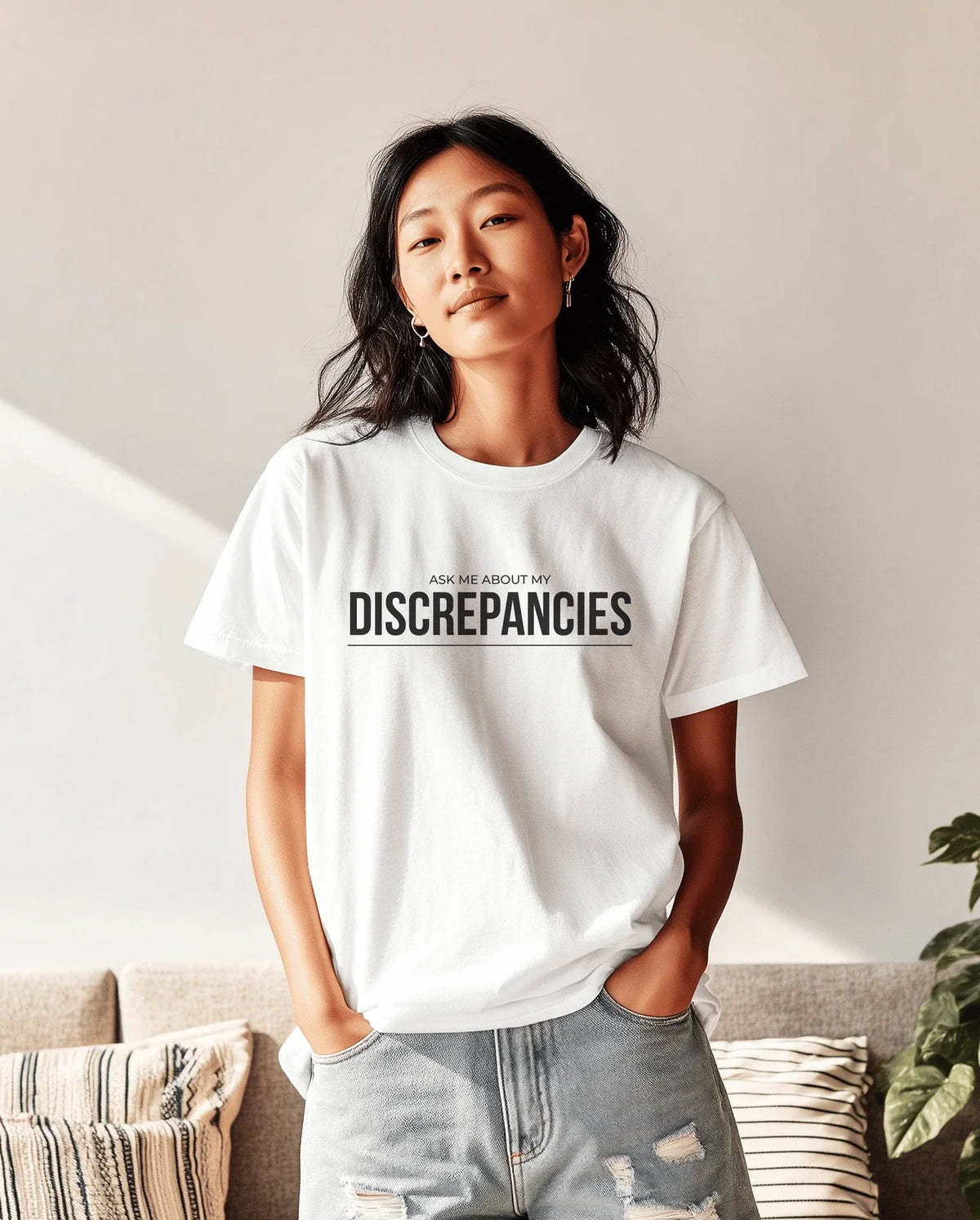 Warehouse Inventory Discrepancies Graphic Tee | Minimalist Typographic Shirt