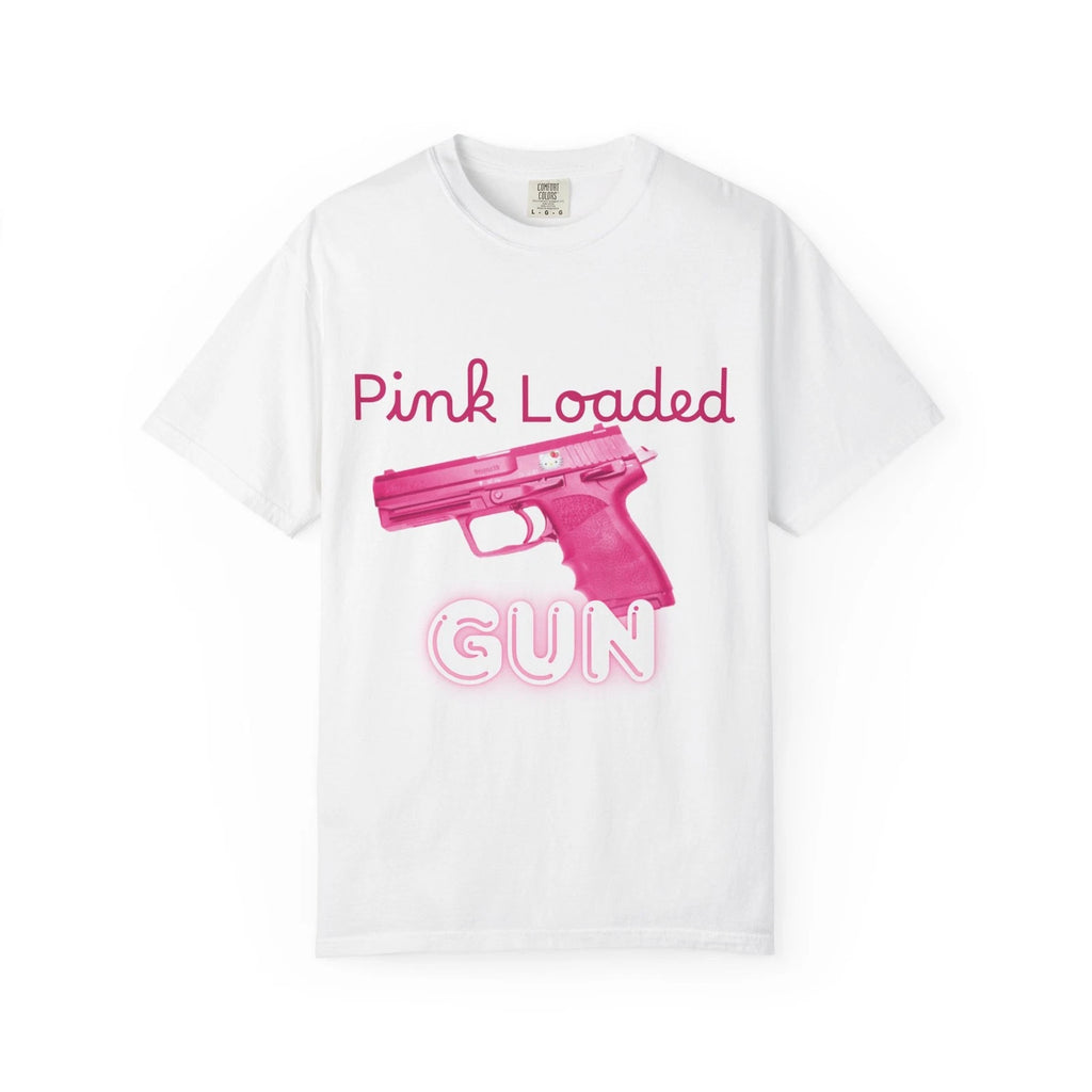 Pink Loaded Gun Unisex Tee, Trendy Graphic T-Shirt, Casual Wear, Gift for [...]