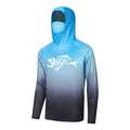 Fishing Hoodie Shirts with Mask UV Neck Gaiter Fishing Clothing Men'S Long Sleev