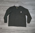 Carhartt Long Sleeve Pocket T-Shirt Mens XL Green Original Fit Work K126