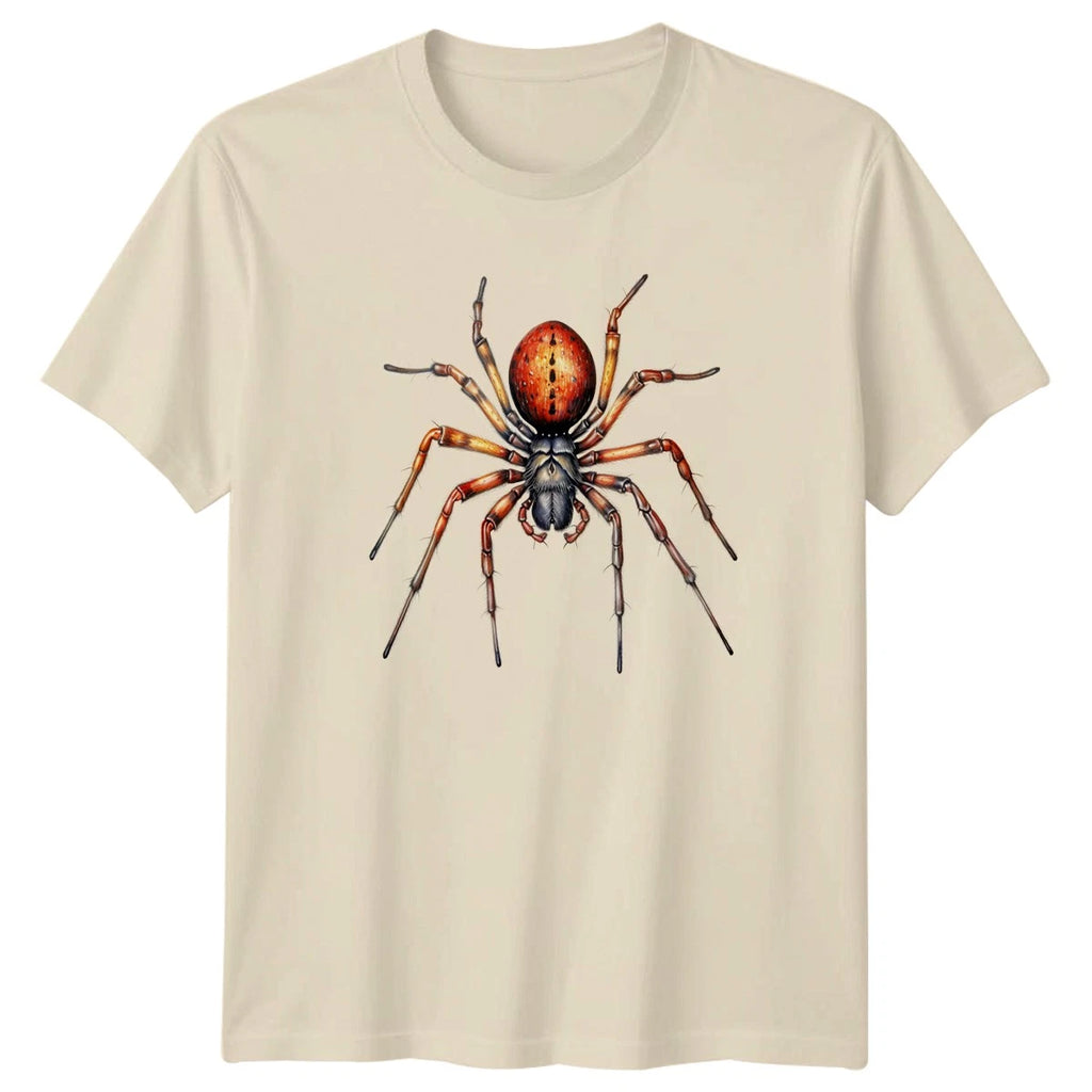Vintage Spider Illustration T-Shirt Halloween Gift For Him And Her