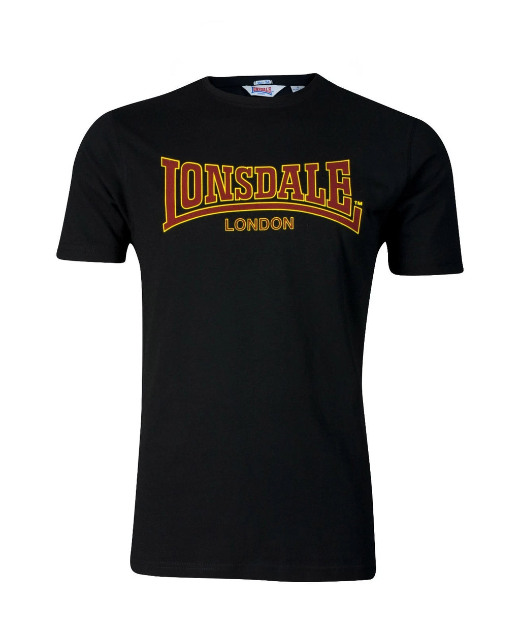 Lonsdale slimfit T-shirt classic with the famous two-tone flock print