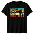DADA DADDY DAD BRUH Fatherhood Family Mens T-Shirt Womens Tee Graphic Apparel