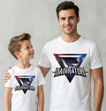 Fathers Day Dadinator Mini Dadinator Matching T Shirt Dad Son Family Gift Tee