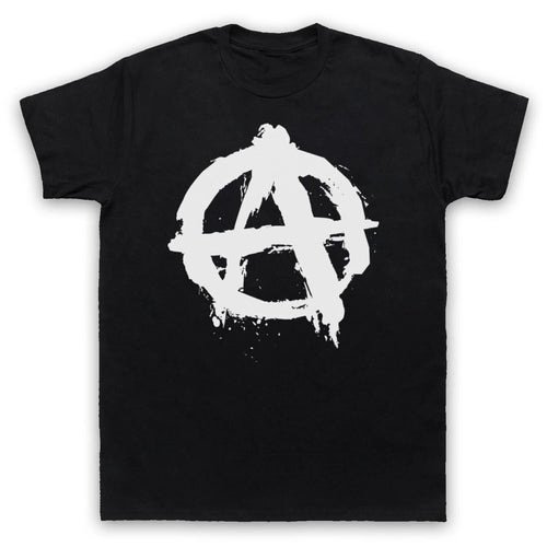 ANARCHY SYMBOL ICON SKATE PUNK METAL ROCK LOGO RETRO MENS & WOMENS T-SHIRT