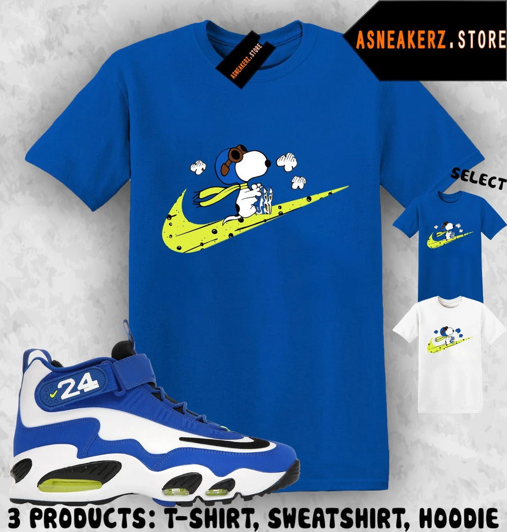 Shirt Match Air Griffey Max 1 Varsity Royal Sneaker Matching Fly S Dog T-Shirt