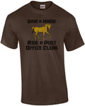 Save A Horse Ride A Post Office Clerk T-Shirt