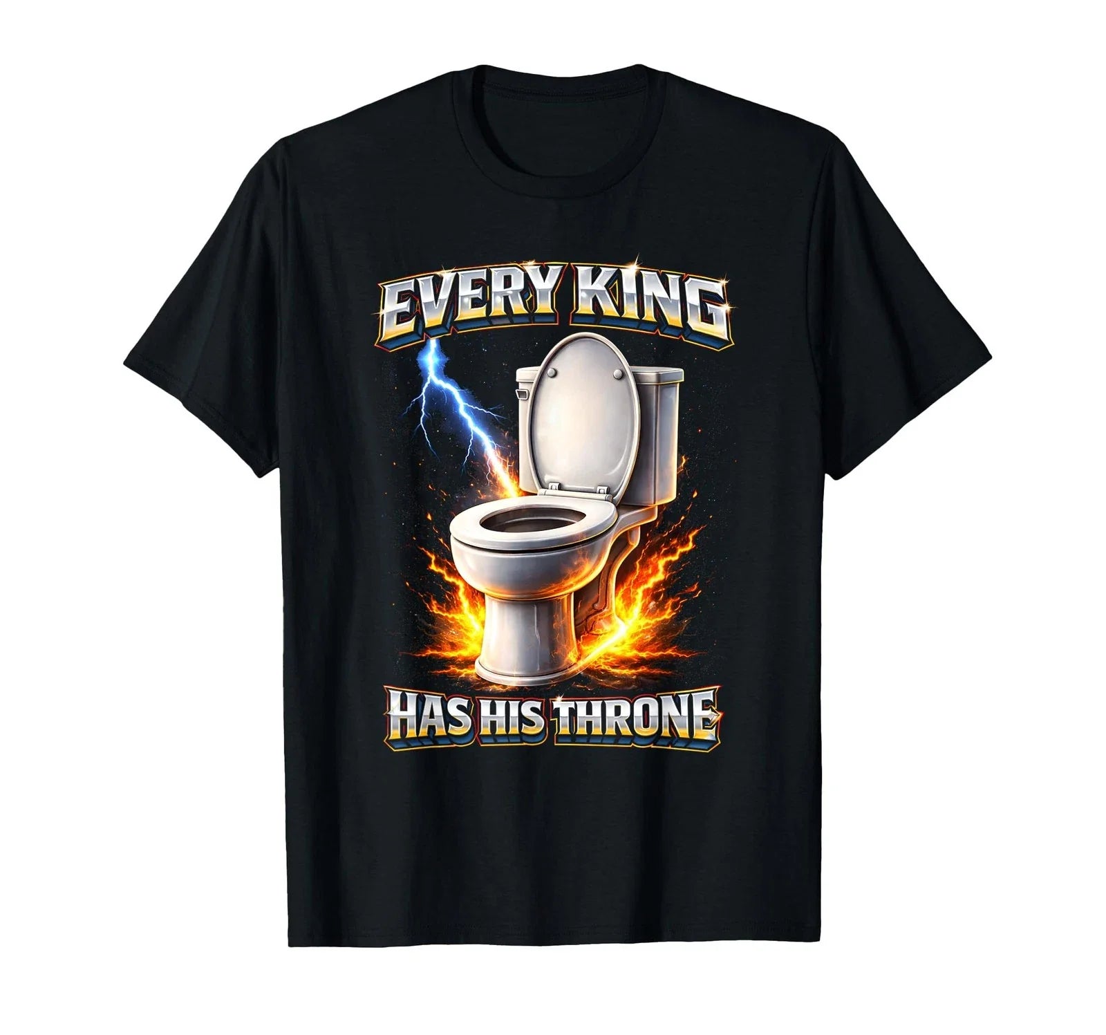 Funny Humor for Men Him Husband Dad Pooping Meme Gag T-Shirt