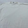 Vintage Blank White Jockey T-Shirt Mens M USA 100% Cotton Classic Crew Tee 90s