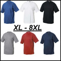 NO MAXFORT PLUS SIZE SHORT SLEEVE KNIT T-SHIRT XL - 8XL MENS OVER SIZE CLI