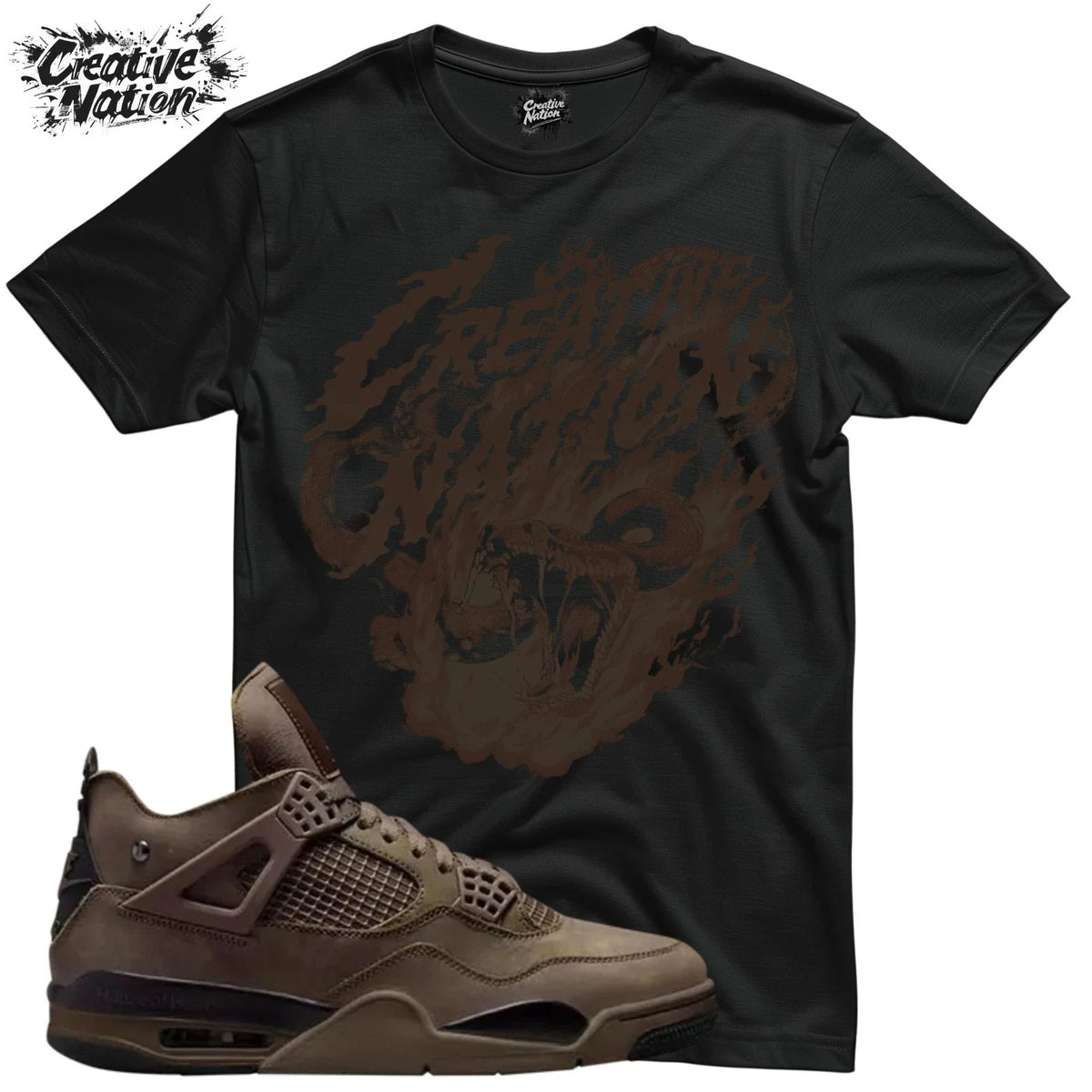 Shirt To Match 4 SP Mocha Unisex Tee Sneaker Shirt Cool Shirt