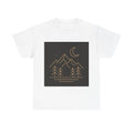 Mountain Adventure Minimalist Shirt, Outdoor Nature Line Art Tee, Hiking Camp...