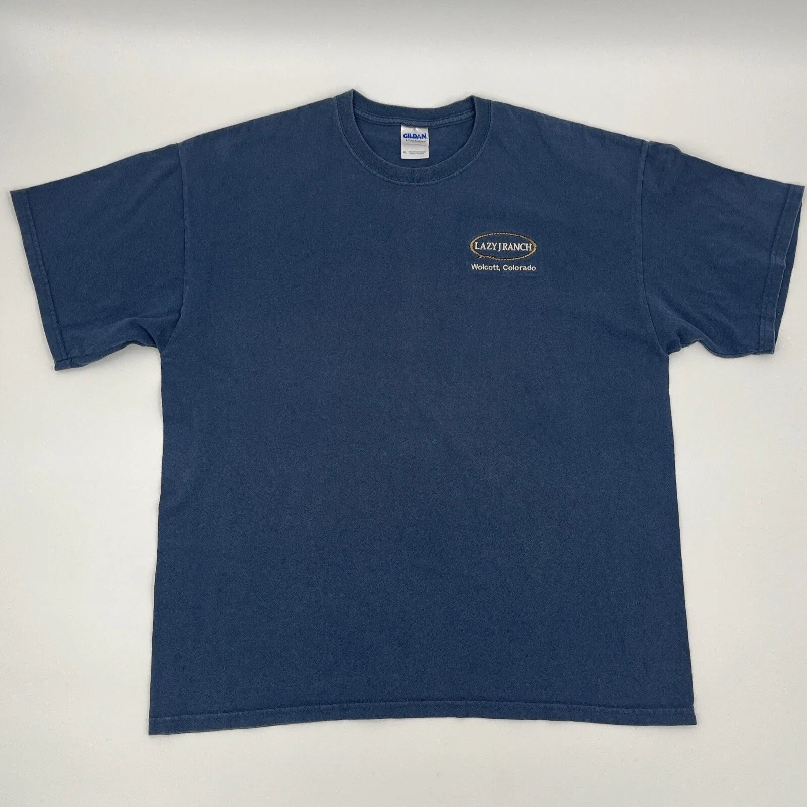 Lazy J Ranch Wolcott Colorado T-Shirt - Vintage 90s Y2K Tee - Mens XL - VGUC
