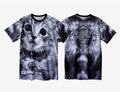 DEATH SENTIVE Cat T-Shirt Men Hip Hop Hipster Party Street Fashion Casual DV51