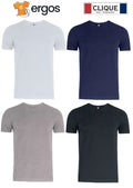 CLIQUE T-Shirt PREMIUM FASHION-T 100% Cotton Crew Neck Half Short Sleeve Men