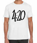 420 Time Style Funny Logo Weed Cannabis Trendy Fashion Printed Cotton T-shirt