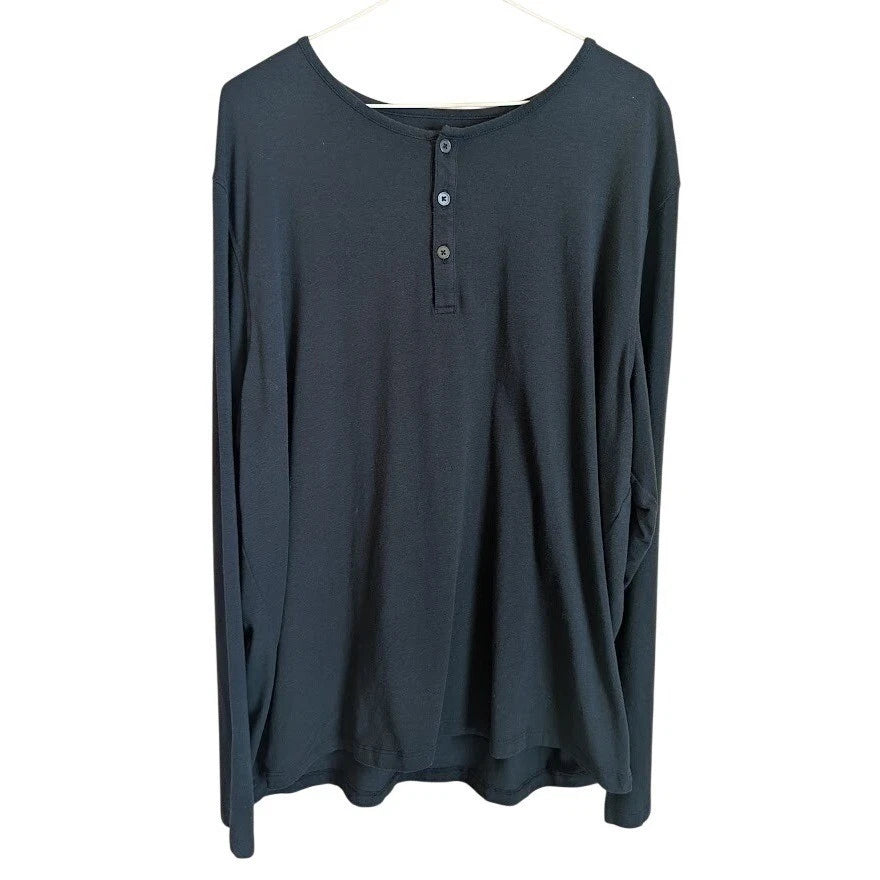 UNTUCKit Henley Shirt Men XL Minimalist Earthcore Casual Staple Comfy Gorpcore