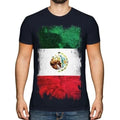 Mexico Grunge Flagge Herren T-Shirt México Mexikanisch M? Xihco T-Shirt Fußball