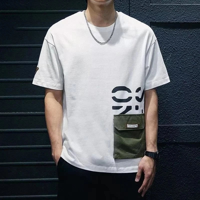 Summer T-shirt For Men Casual Shirt Short Sleeve Fashion Clothing Fiest!16