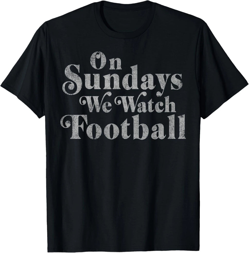Trendy Apparel Men's Black Football T-Shirt