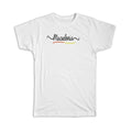 Gift T-Shirt : Macedonia Flag Colors Macedonian Travel Expat Country Minimalist