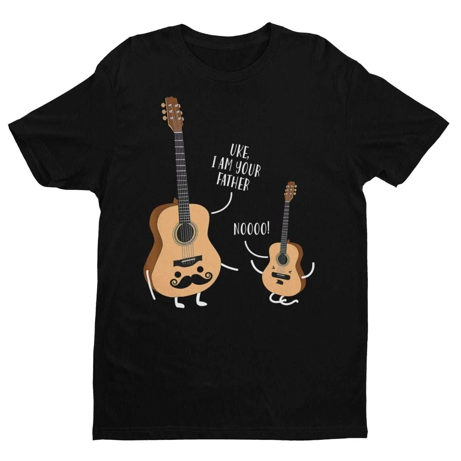 Funny Guitar Ukulele T Shirt UKE I AM YOUR FATHER Wars Star Parody Movie Joke