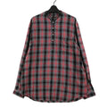 UNDERCOVER 25AW Red Check Pullover Shirt Size 2 Cotton Blend
