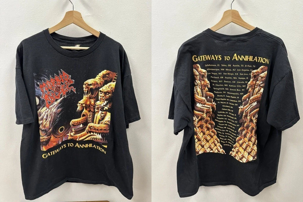 Morbid Angel Gateways to Annihilation Tour T Shirt Full Size S-5XL