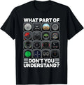 Airline Aircraft Airplane Pilot Tools Instruments Indicators Gift Unisex T-Shirt