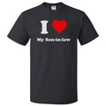 I Love My Son-in-law T shirt I Heart My Son-in-law Tee