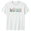 Watercolor Floral Flowers Nature Mens T Shirt Womens Tee Graphic Unisex Top