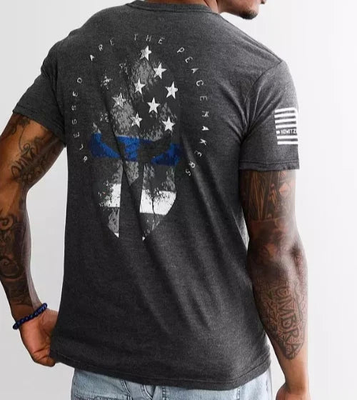 HOWITZER Men's RESPECT SPARTAN Short Sleeve Crew Tee LARGE NWT -25% Off Retail