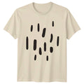 Simple Modern Abstract Dash Pattern T-Shirt Organic Art Pattern Birthday Gift