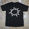 Mens Simple Minimal Modern Art Graphic Pow Bang Humor Graphic T Shirt New Black