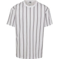 Urban Classics Heavy Oversized AOP Stripe Tee T-shirt Allover Nadel Streifen New