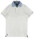 Tommy Hilfiger Mens Slim Fit Short Sleeve Polo Shirt, Size L, White