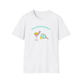 Dink Responsibly cocktail illustration T-Shirt | margarita palm lemon