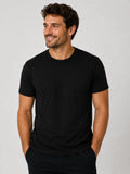 Black T-Shirt Fruit of the Loom Men's Original Short Sleeve Cotton T Shirt