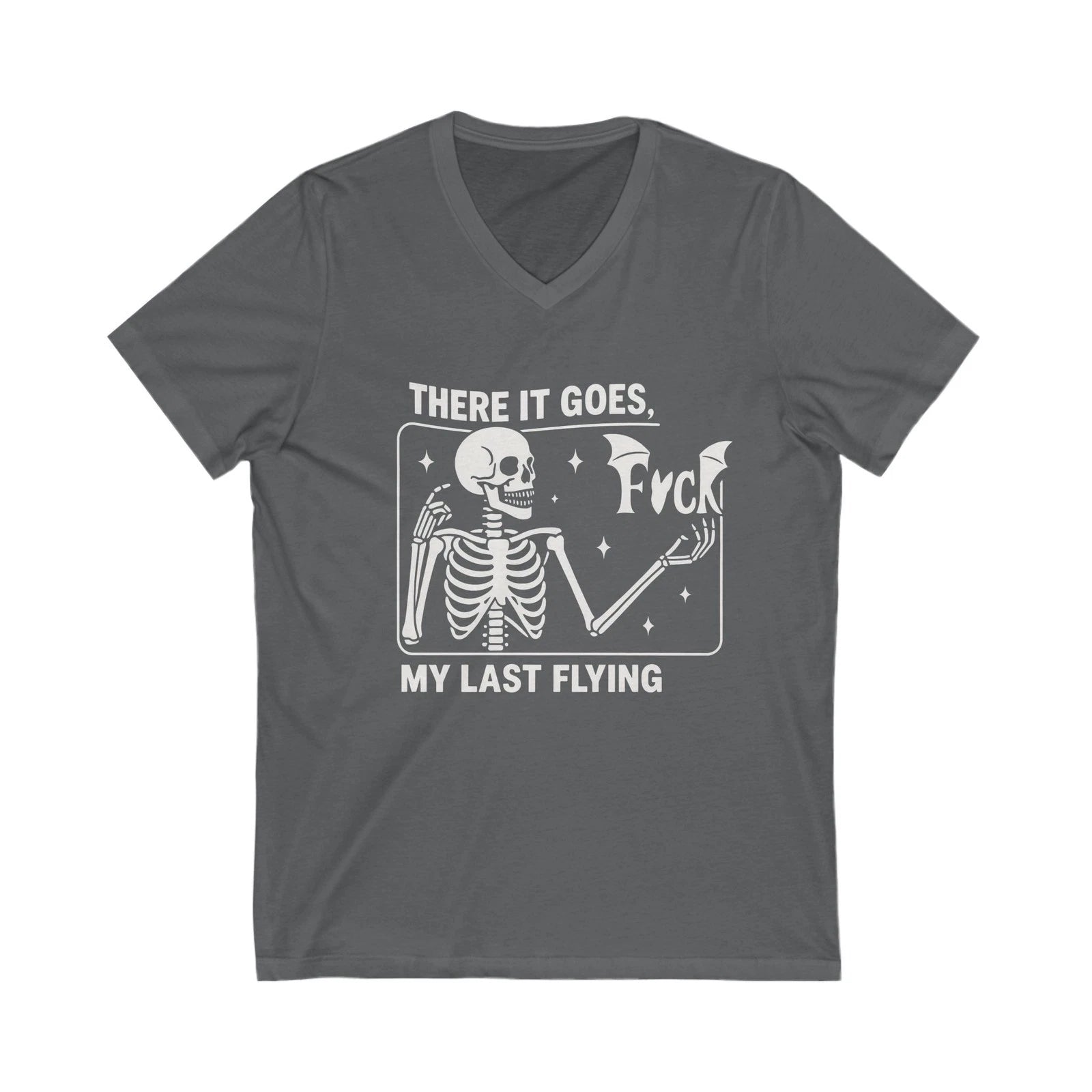 Funny V-Neck Tee, Sarcastic Graphic Shirt, Offensive Humor Top, Adult Unisex